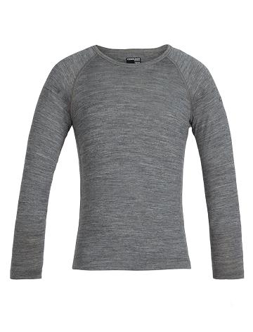 Icebreaker Merino 200 Oasis Crewe Thermal Top Gyerek Long Sleeve Szürke | HU 1944JPQJ